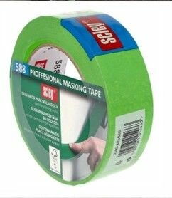 Professioneel afplaktape groen 25mm x 50 meter